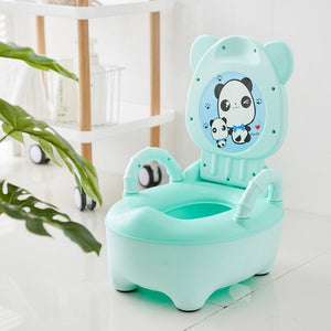 Baby Potty Training Toilet Seat Portable Baby Pot For Children Potty Comfortable Backrest Cartoon Pots Little Girl Toilet Bedpan