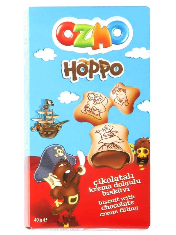 SOLEN OZMO HOPPO CHOCOLATE BISCUITS 40GR (12 PCS) FROM TURKEY