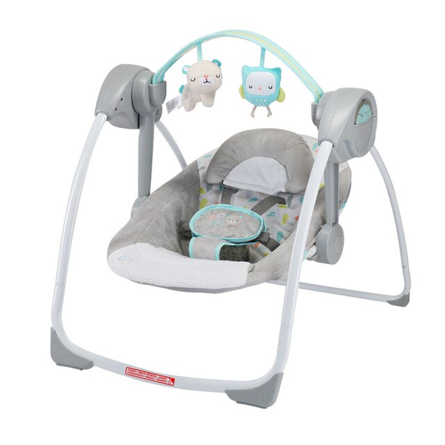 Newborn Baby Multi-function Music Electric Swing Sleeping Comfort Cradle Foldable Shaker Rocking Chair With Comfort Cushion