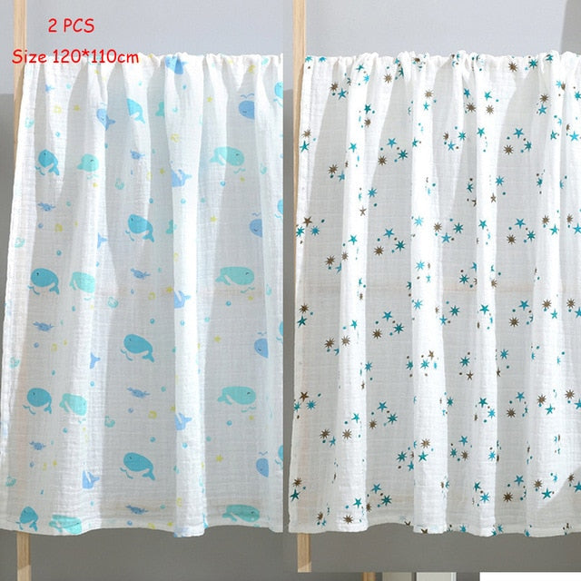 4 Pcs/Lot 100% Cotton Flannel Receiving Baby Blanket Soft Baby Muslin Diapers Newborn Swaddle Blanket Muslin Swaddle 76*76 CM