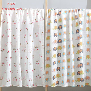 4 Pcs/Lot 100% Cotton Flannel Receiving Baby Blanket Soft Baby Muslin Diapers Newborn Swaddle Blanket Muslin Swaddle 76*76 CM