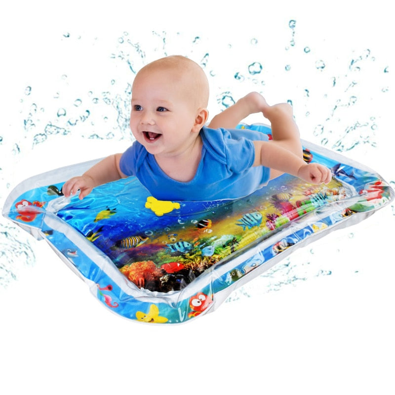 2020 Inflatable Infants Tummy Time Activity Mat Baby Play Water Mat Toys for Baby Fun Activity Play Center Baby Toddler Toys