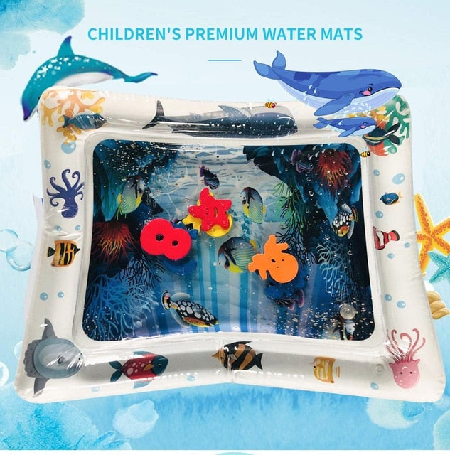 2020 Inflatable Infants Tummy Time Activity Mat Baby Play Water Mat Toys for Baby Fun Activity Play Center Baby Toddler Toys