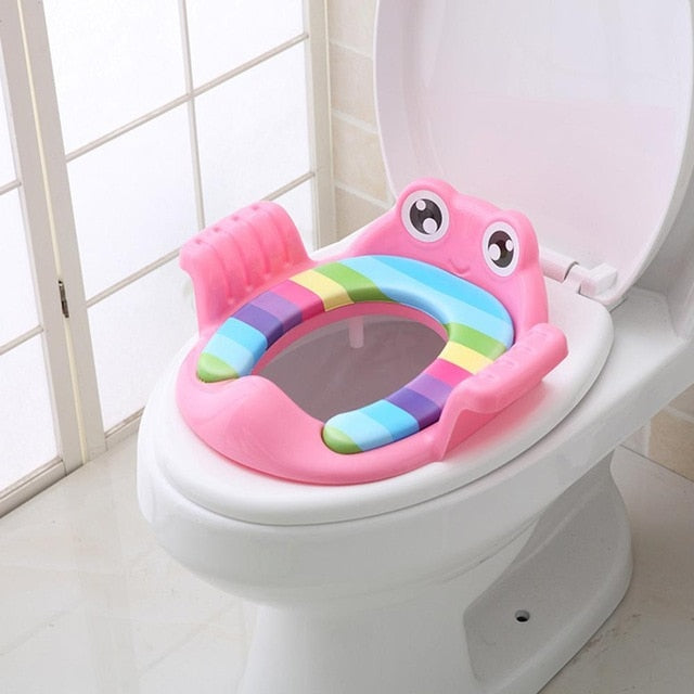 Baby Toilet Cute Portable Travel Car Infants Potty Chair Training Educational Children Pot Folding Seat Outdoor Squatty Potty