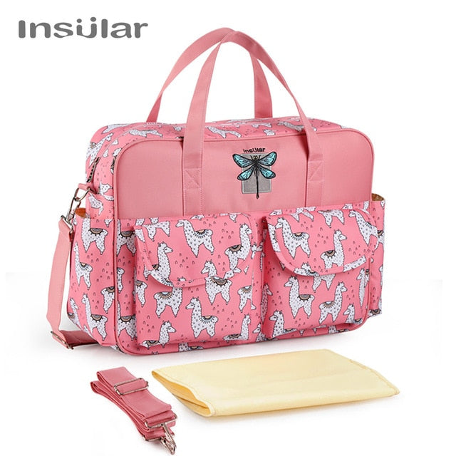 New Styles Waterproof Diaper Bag Large Capacity Handbag Messenger Travel Bag Multifunctional Maternity Mother Baby Stroller Bags