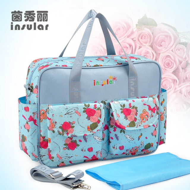 New Styles Waterproof Diaper Bag Large Capacity Handbag Messenger Travel Bag Multifunctional Maternity Mother Baby Stroller Bags