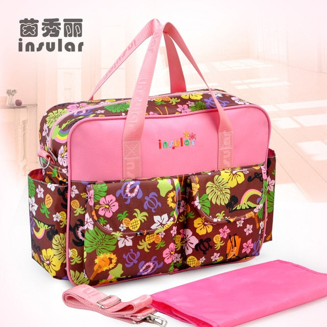 New Styles Waterproof Diaper Bag Large Capacity Handbag Messenger Travel Bag Multifunctional Maternity Mother Baby Stroller Bags