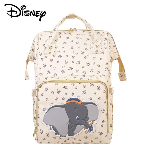 Disney Beige Cute Dumbo USB Diaper Bag Waterproof Backpack Maternity/Nappy Bag For Mom Travel Nursing Bags Luxury Simba New 2020