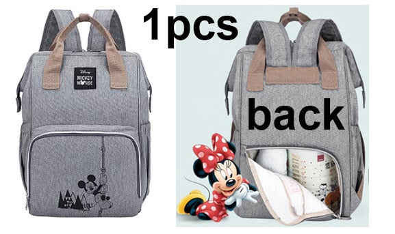 Disney Beige Cute Dumbo USB Diaper Bag Waterproof Backpack Maternity/Nappy Bag For Mom Travel Nursing Bags Luxury Simba New 2020