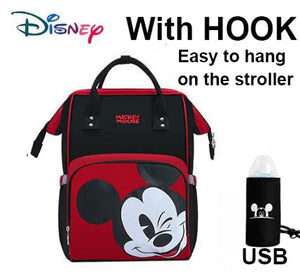 Disney Beige Cute Dumbo USB Diaper Bag Waterproof Backpack Maternity/Nappy Bag For Mom Travel Nursing Bags Luxury Simba New 2020