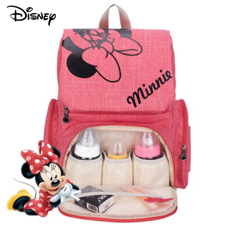 Disney Mickey Minnie Baby Diaper Mom Mummy Bags Maternal Stroller Bag Nappy Backpack Maternity Organizer Travel Hanging Newborn