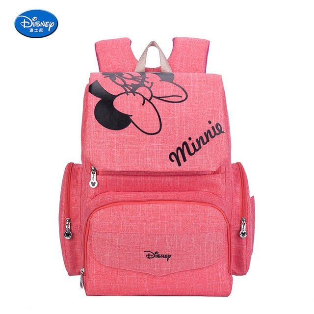 Disney Mickey Minnie Baby Diaper Mom Mummy Bags Maternal Stroller Bag Nappy Backpack Maternity Organizer Travel Hanging Newborn