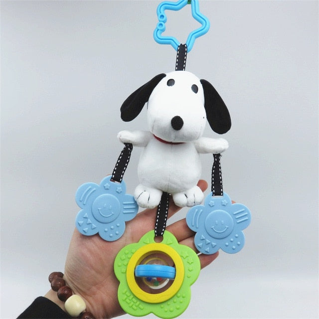 Cartoon stitch elephant donkey plush toys baby rattle Hand Bell Baby Stroller Crib Hanging Rattles Christmas birthday gifts