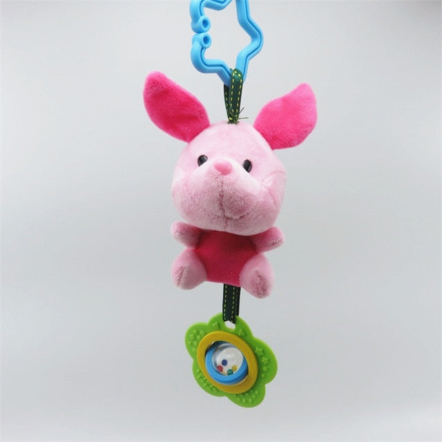 Cartoon stitch elephant donkey plush toys baby rattle Hand Bell Baby Stroller Crib Hanging Rattles Christmas birthday gifts