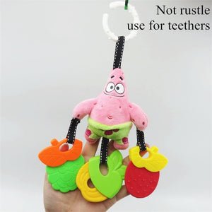 Cartoon stitch elephant donkey plush toys baby rattle Hand Bell Baby Stroller Crib Hanging Rattles Christmas birthday gifts