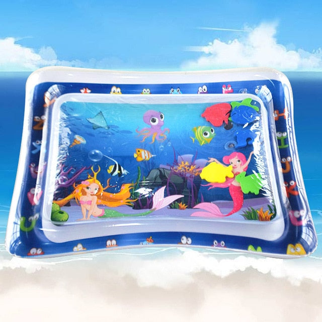 2020 Inflatable Infants Tummy Time Activity Mat Baby Play Water Mat Toys for Baby Fun Activity Play Center Baby Toddler Toys