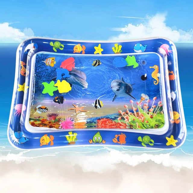 2020 Inflatable Infants Tummy Time Activity Mat Baby Play Water Mat Toys for Baby Fun Activity Play Center Baby Toddler Toys