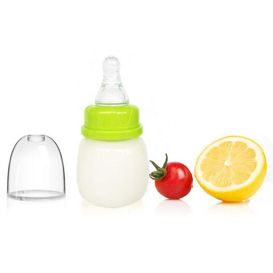 100% Brand New Infant Baby Feeding 0-18 Months Feeder 60ML PP Nursing Juice Milk Mini Hardness Bottle Baby Bottles And Nipples