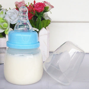 100% Brand New Infant Baby Feeding 0-18 Months Feeder 60ML PP Nursing Juice Milk Mini Hardness Bottle Baby Bottles And Nipples