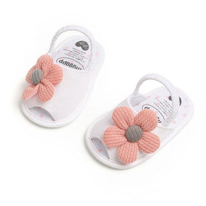 Newborn Baby Girls Shoes Bow Breathable Anti-Slip Summer Shoes Sandals Toddler Soft Soled First Walkers Shoe