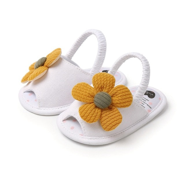 Newborn Baby Girls Shoes Bow Breathable Anti-Slip Summer Shoes Sandals Toddler Soft Soled First Walkers Shoe