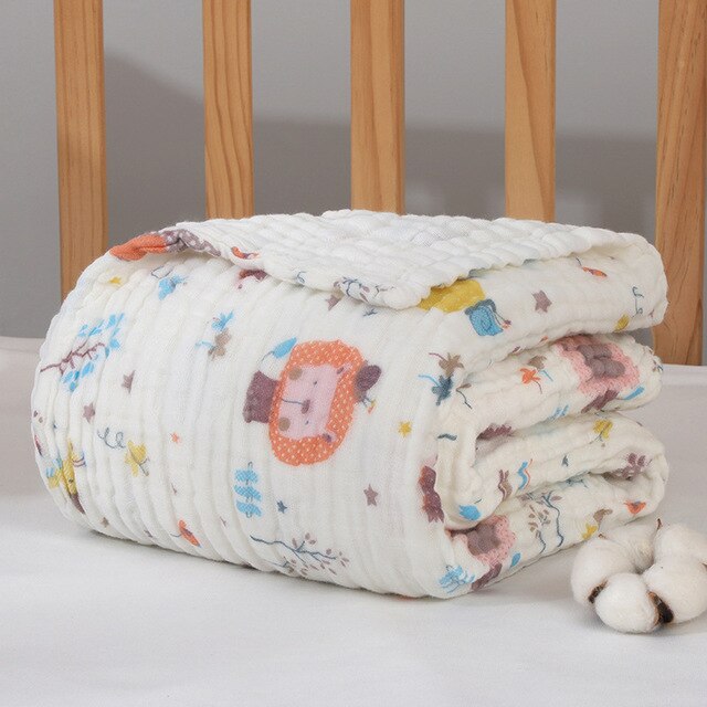 Baby Blankets Newborn Cotton Baby Blanket Newborn Baby Swaddle Wrap Muselina Bebe Algodon Wrapple Bamboo Muslin Blanket Stroller