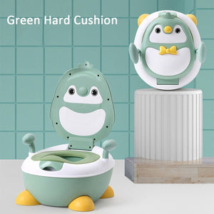 Baby Boy Children's Pot Cute Penguin Ajustable Height Baby Potty Training Seat Portable Toilet for Babies Girls Infantil