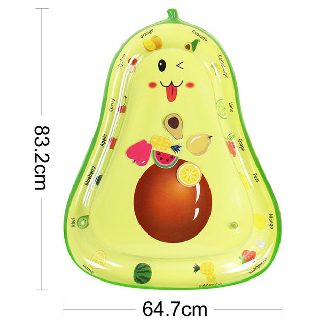 Baby Kids Water Play Mat Inflatable PVC Infant Tummy Time Playmat Toddler Water Pad For Baby Fun Activity Play Center