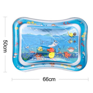 Baby Kids Water Play Mat Inflatable PVC Infant Tummy Time Playmat Toddler Water Pad For Baby Fun Activity Play Center