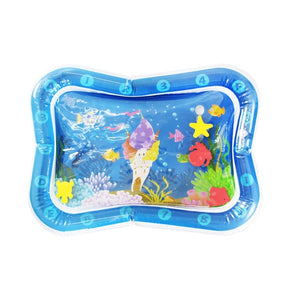 Baby Kids Water Play Mat Inflatable PVC Infant Tummy Time Playmat Toddler Water Pad For Baby Fun Activity Play Center