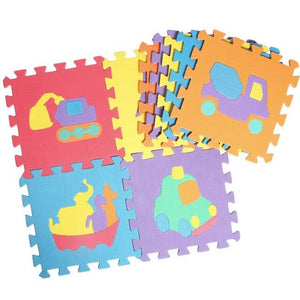 10Pcs Animal Pattern Foam Puzzle Kids Rug Carpet Split Joint EVA baby Play Mat Indoor Soft activity Puzzle Mats