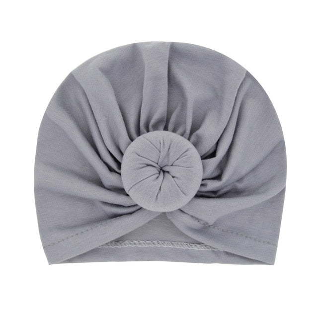 New Fashion Baby Girls Headband Kids Round Turban Hats Round Circle Elastic Wide Hair Band Hats Headwear Hair Bows