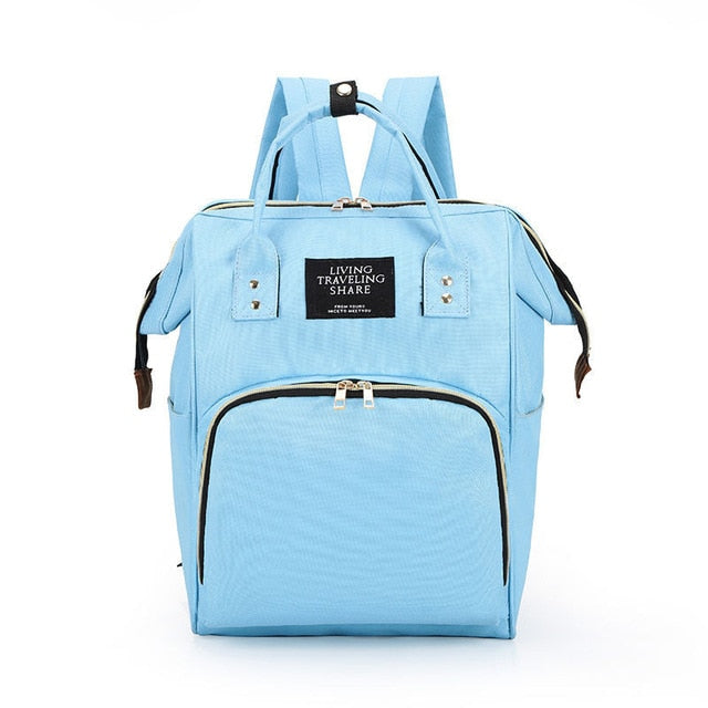 Multifunctional Mummy Baby Diaper Bag Waterproof Zipper Diaper Bag Backpack Baby Girl/boy Diaper Bag Baby Care Product